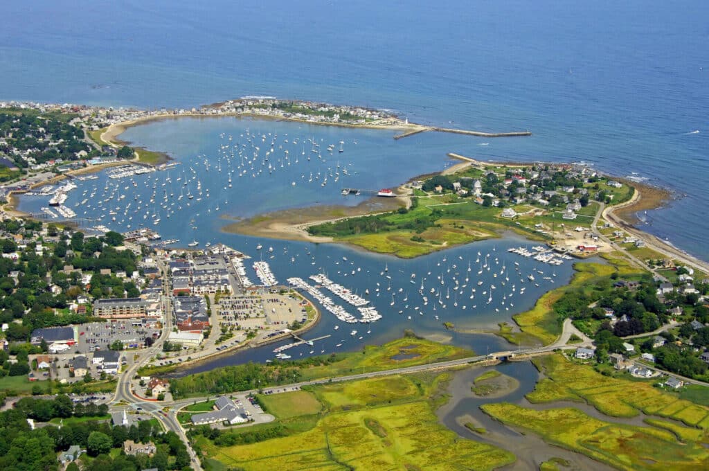 Scitute Harbor Aerial